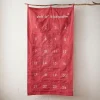 Adventskalender Taschen, Rot, 60 X 115 Cm