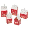 Adventskalender-Set Haus, Rot