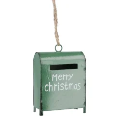 Anhänger Briefkasten, Grün, 4.5 X 6 Cm
