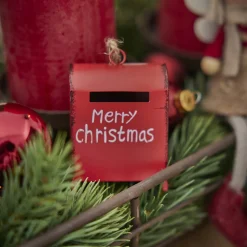 Anhänger Briefkasten, Rot, 4.5 X 6 Cm