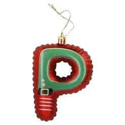Anhänger Buchstabe, P/rot, 10 Cm