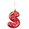 Anhänger Buchstabe, S/rot, 10 Cm