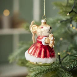 Anhänger Fancy, Bunt, Maus/Kleid, 10.5 Cm