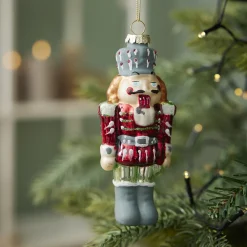 Anhänger Fancy, Bunt, Nussknacker/rot, 14 Cm