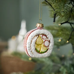 Anhänger Fancy, Bunt, Sushirolle, 7.5 Cm