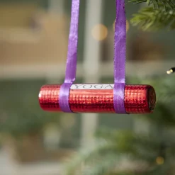 Anhänger Fancy, Bunt, Yogamatte/Rolle, 11 X 3 Cm