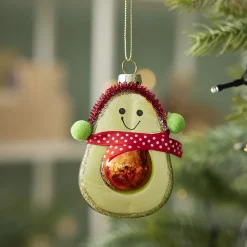 Anhänger Fancy, Klein, Avocado Mit Kopfhörer