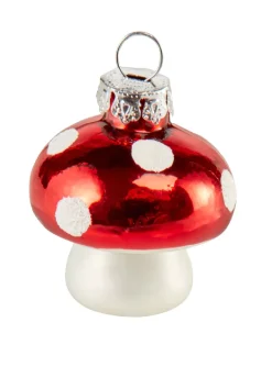 Anhänger Minipilz, Rot, 4,5 Cm