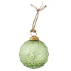 Anhänger Ornament, Kugel/grün, 7 Cm