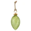 Anhänger Ornament, Zapfen/grün, 9 Cm