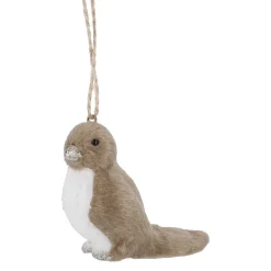 Anhänger Vogel, Dunkelbraun/rechts, 8.5 Cm