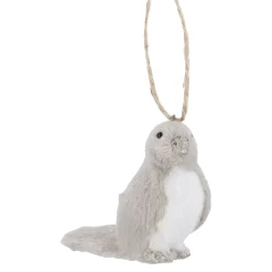 Anhänger Vogel, Grau/links, 8.5 Cm