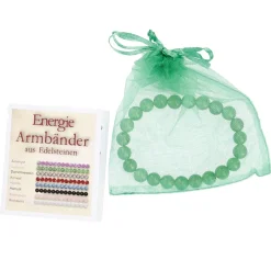 Armband Edelstein-Energie, Aventurin/grün