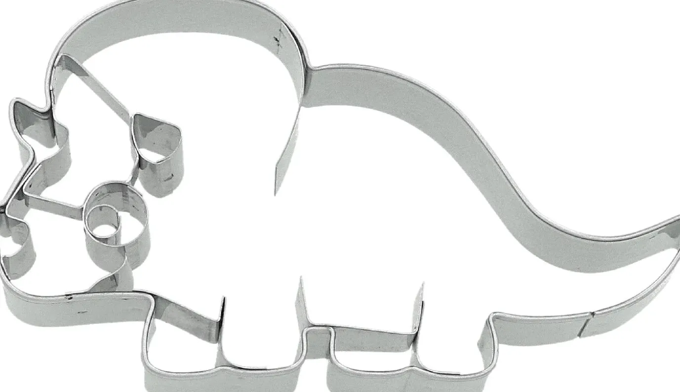 Ausstechform Dino Triceratops, 6 Cm