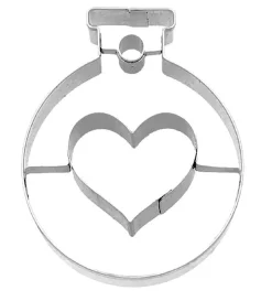 Ausstechform Kugel/Herz, 6 Cm