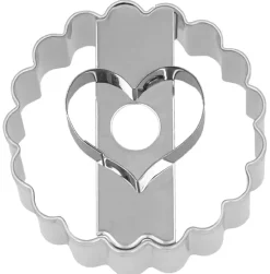 Ausstechform Linzer Herz, 5 Cm