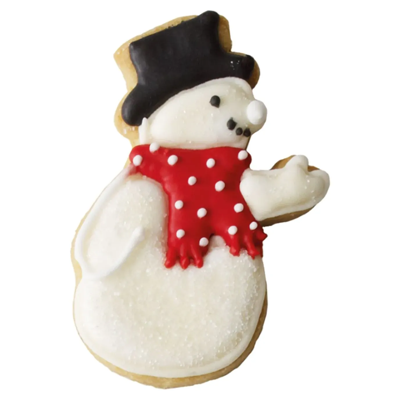 Ausstechform Schneemann Mit Schal, 7.5 Cm