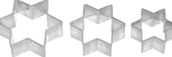 Ausstechform Stern, 3-fach, 6 Cm