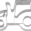 Ausstechform Traktor, 5 Cm