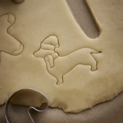 Ausstechform Weihnachtsdackel, 7 Cm