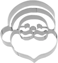 Ausstechform Weihnachtsmann, Kopf, 6 Cm