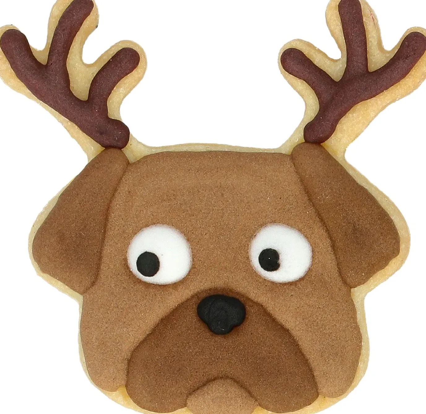 Ausstechform Weihnachtsmops, 6 Cm