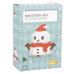 Bausteine-Set 3D, Xmas/Schneemann, Klein