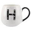 Becher Buchstabe/bauchig, H, 435 Ml