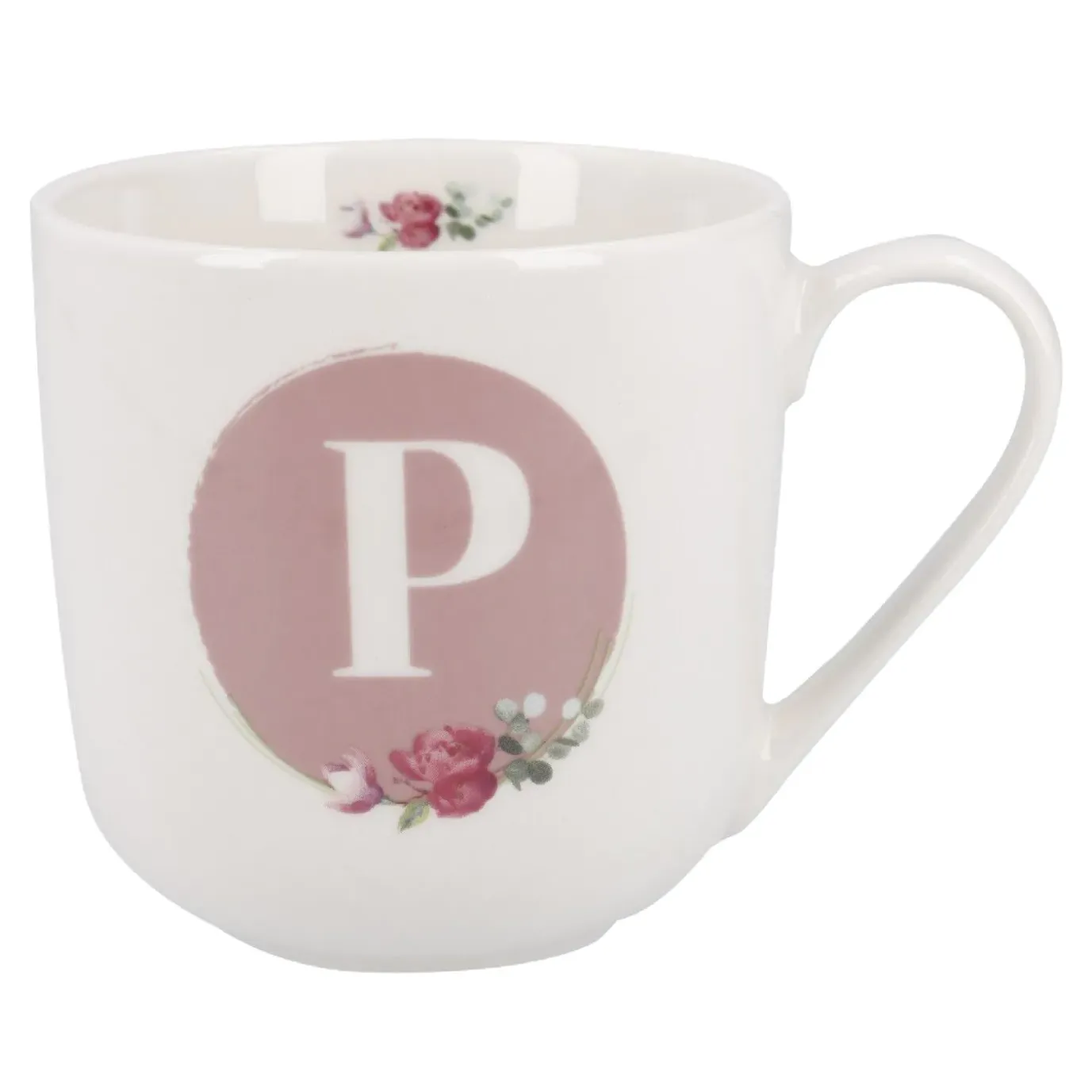 Becher Buchstabe/Kreis, P, 450 Ml