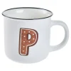 Becher Buchstabe/Lebkuchen, P, 380 Ml
