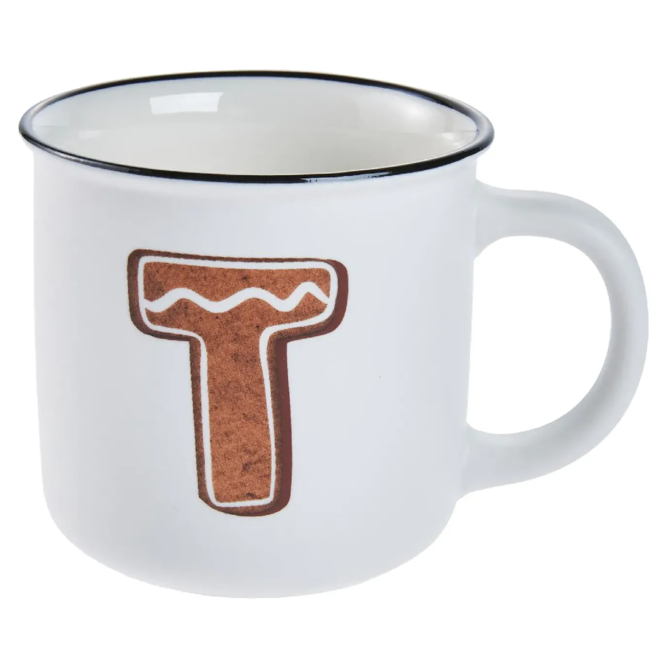 Becher Buchstabe/Lebkuchen, T, 380 Ml