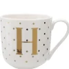 Becher Buchstabe/Punkte, H, 450 Ml