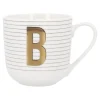 Becher Buchstabe/Streifen, B, 450 Ml
