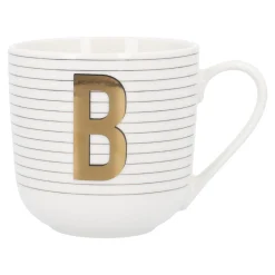 Becher Buchstabe/Streifen, B, 450 Ml