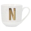 Becher Buchstabe/Streifen, N, 450 Ml