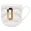 Becher Buchstabe/Streifen, O, 450 Ml