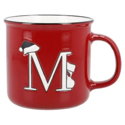 Becher Buchstabe/Weihnachten, M/weiß, 540 Ml