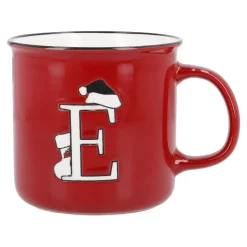 Becher Buchstabe/Weihnachten, E/weiß, 540 Ml