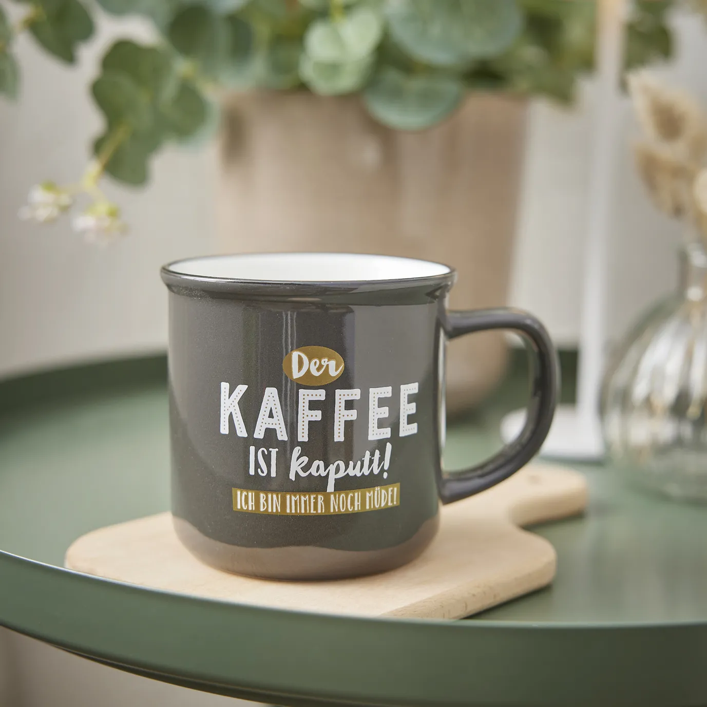 Becher Emaille-Optik, Kaffee, 350 Ml