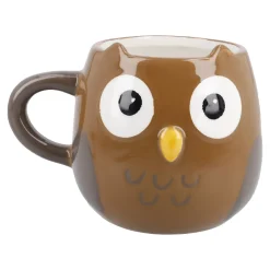 Becher Eule, Hellbraun, 410 Ml