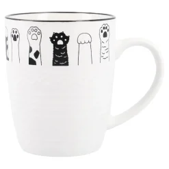 Becher Katzenrelief, Tatzen, 380 Ml