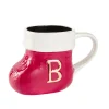 Becher Stiefel Mit Buchstabe, B/rot, 400 Ml