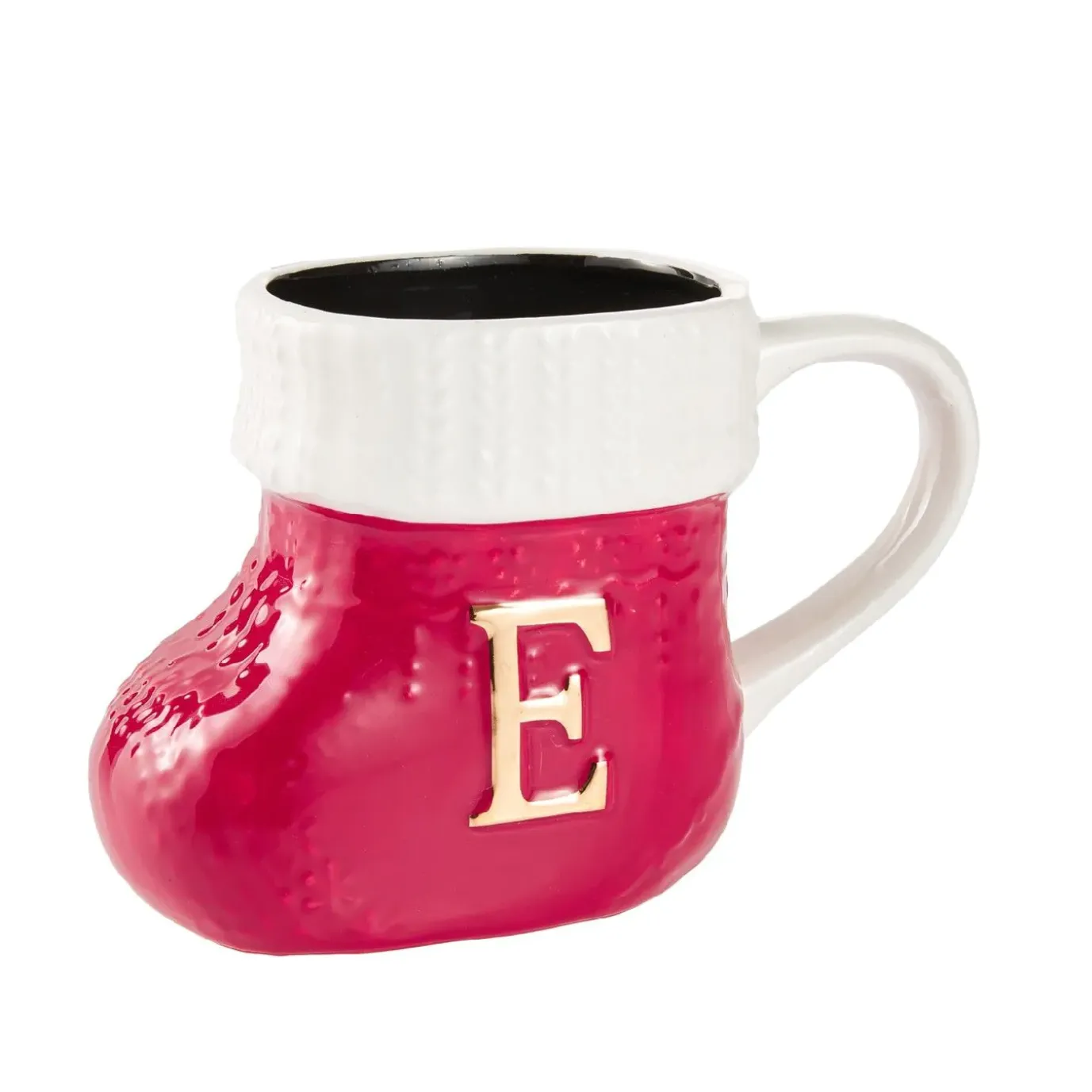 Becher Stiefel Mit Buchstabe, E/rot, 400 Ml