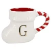 Becher Stiefel Mit Buchstabe, G/weiß, 400 Ml