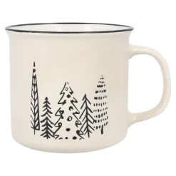 Becher Xmas/Klassik, Tanne/creme, 400 Ml