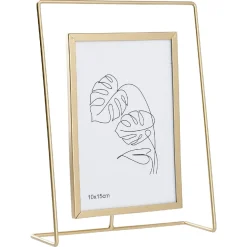 Bilderrahmen Metall, Gold, 10 X 15 Cm