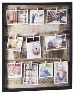 Bilderrahmen Mit 10 Klammern, Schwarz