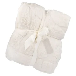 Decke Design, Creme, 160 X 130 Cm