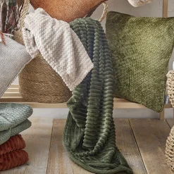 Decke Wabe, Taupe, 140 X 200 Cm