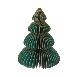 Deko-Baum Wabe, Dunkelgrün/4 Stufen, 20 Cm